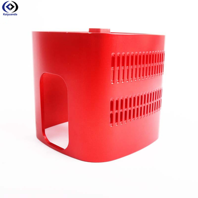Piezas moldeadas plásticas plásticas de encargo del moldeo a presión de la sola cavidad del color rojo